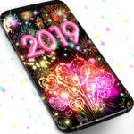 happy year's eve wallpapers android application logo